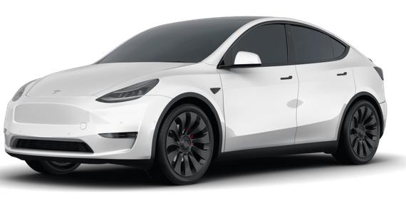 TESLA MODEL Y 2021 5YJYGDEF6MF293669 image